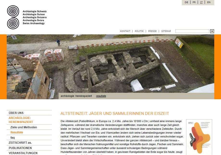 Artikel Steinzeit Archaologie Der Zukunft